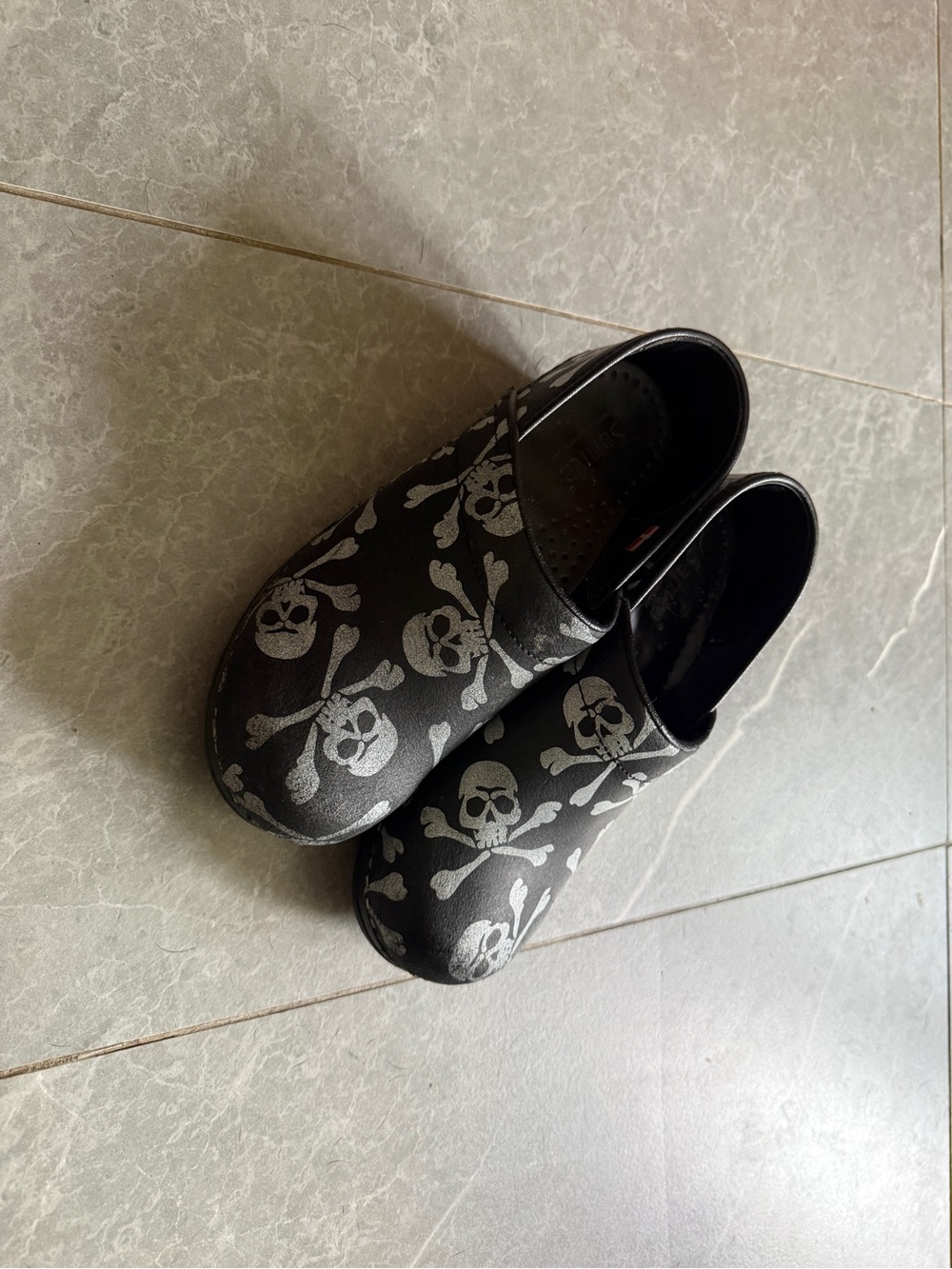 Sanita Black Clogs